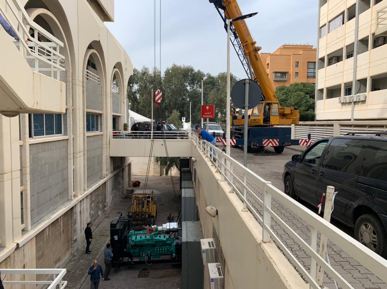 Ghaddar Machinery Co. with the support of URDA, Back-up RHUH with additional power during the Pandemic
