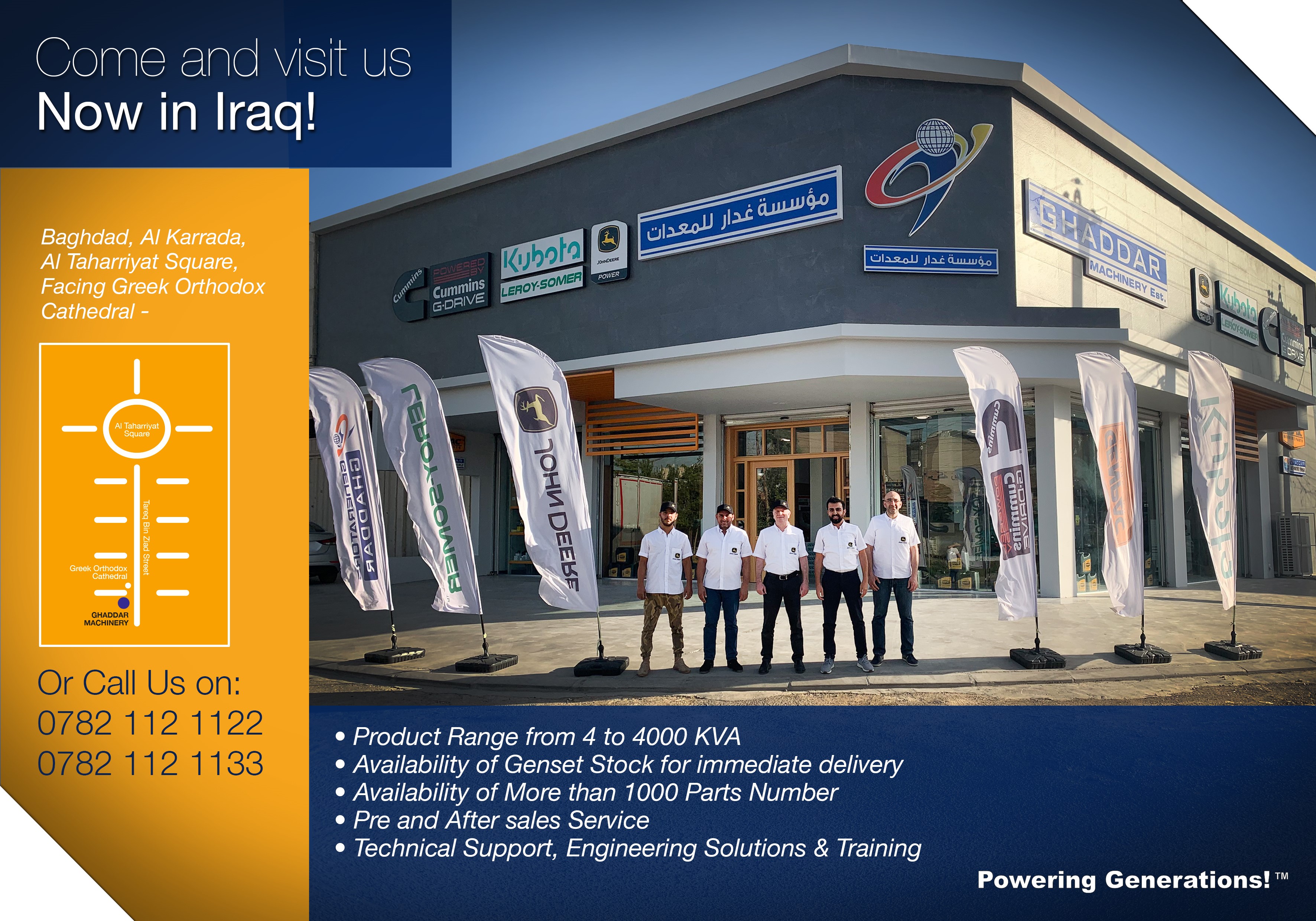 Ghaddar Machinery Now in Iraq