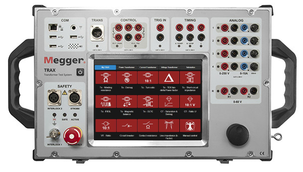 TRAX: Transformer and substation test system