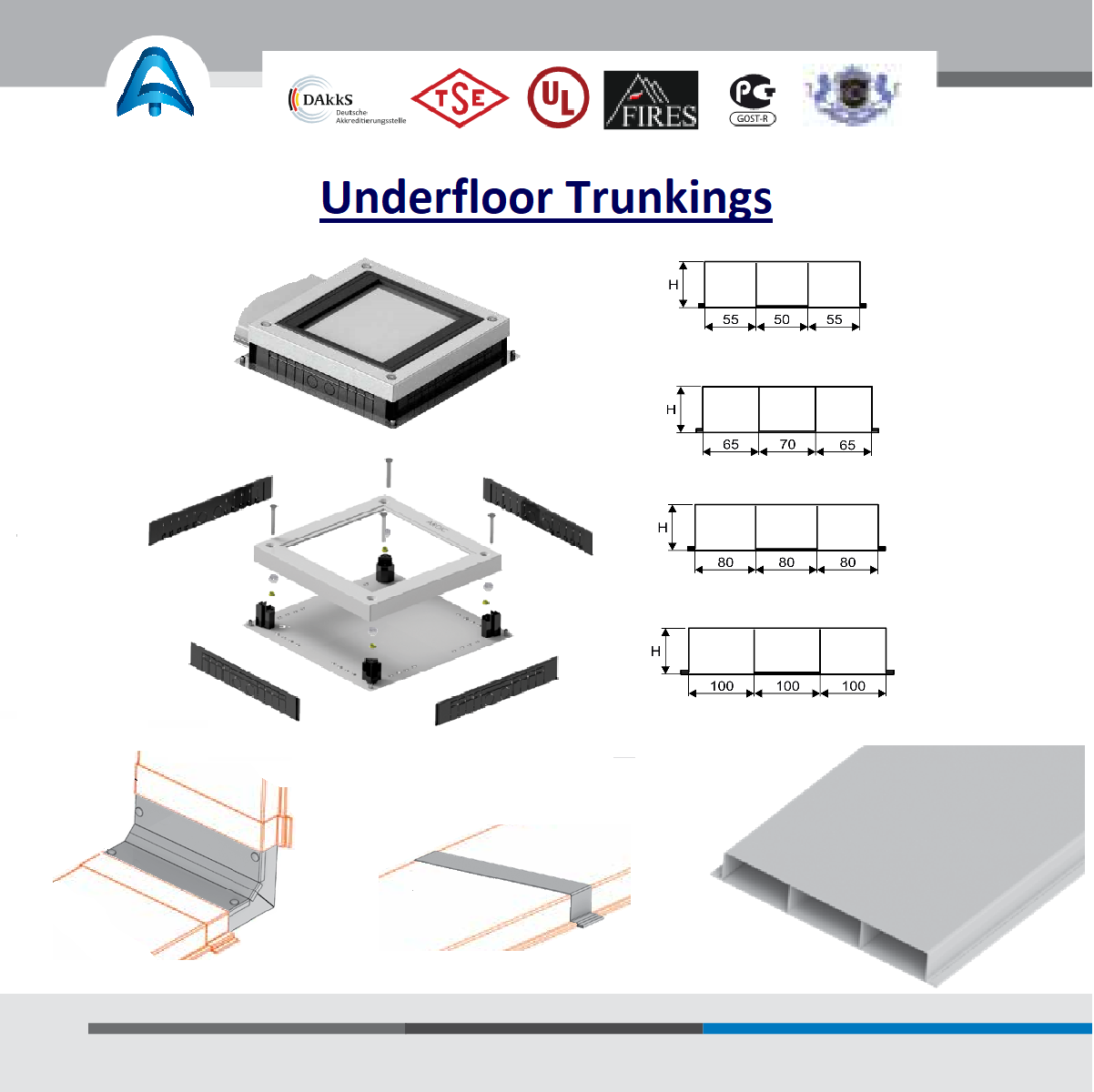 Underfloor Cable Trunkings