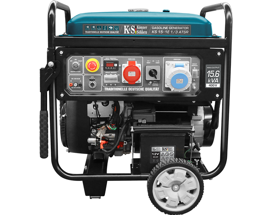 Gasoline generator KS 15-1E 1/3 ATSR with VTS system