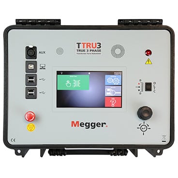 TTRU3: TRUE 3 PHASE TRANSFORMER TURNS RATIOMETER