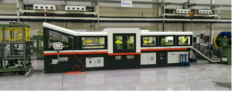 Step-Lap core cutting line