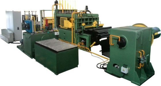 Corrugated fin forming and welding machine