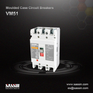 VM51, MCCBs with thermal magnetic trip units