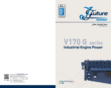V170 G SERIES Diesel Engines Designed to be reliable and perform in all conditions