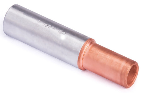 Aluminium-copper compressive connector LV