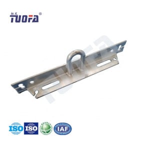 Hot Dip Galvanized Cruceta De Paso AT/BT Steel Cross Arm