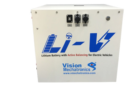 Li-V Li-ion battery for electric vehicles