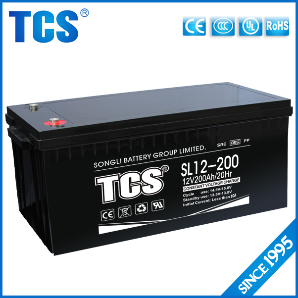 Solar energy Battery Agm Gel Deep Cycl 12V 200Ah SL12-200