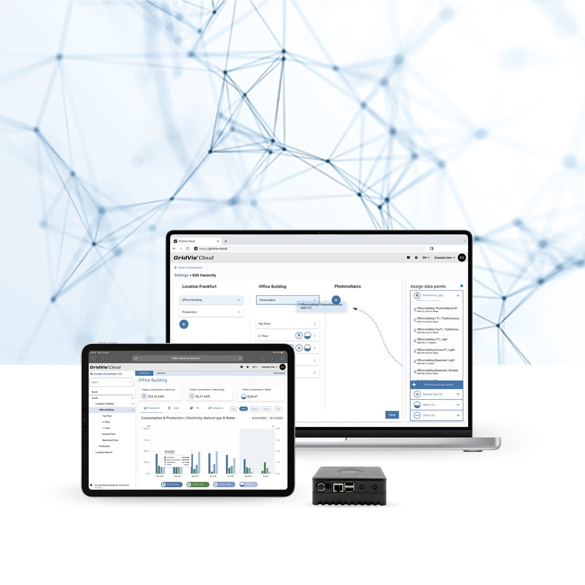 Energy Monitoring Portal - GridVis® Cloud