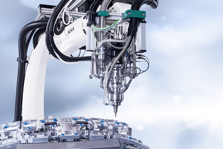 Automation of production facilities with Integrated dispensing technology