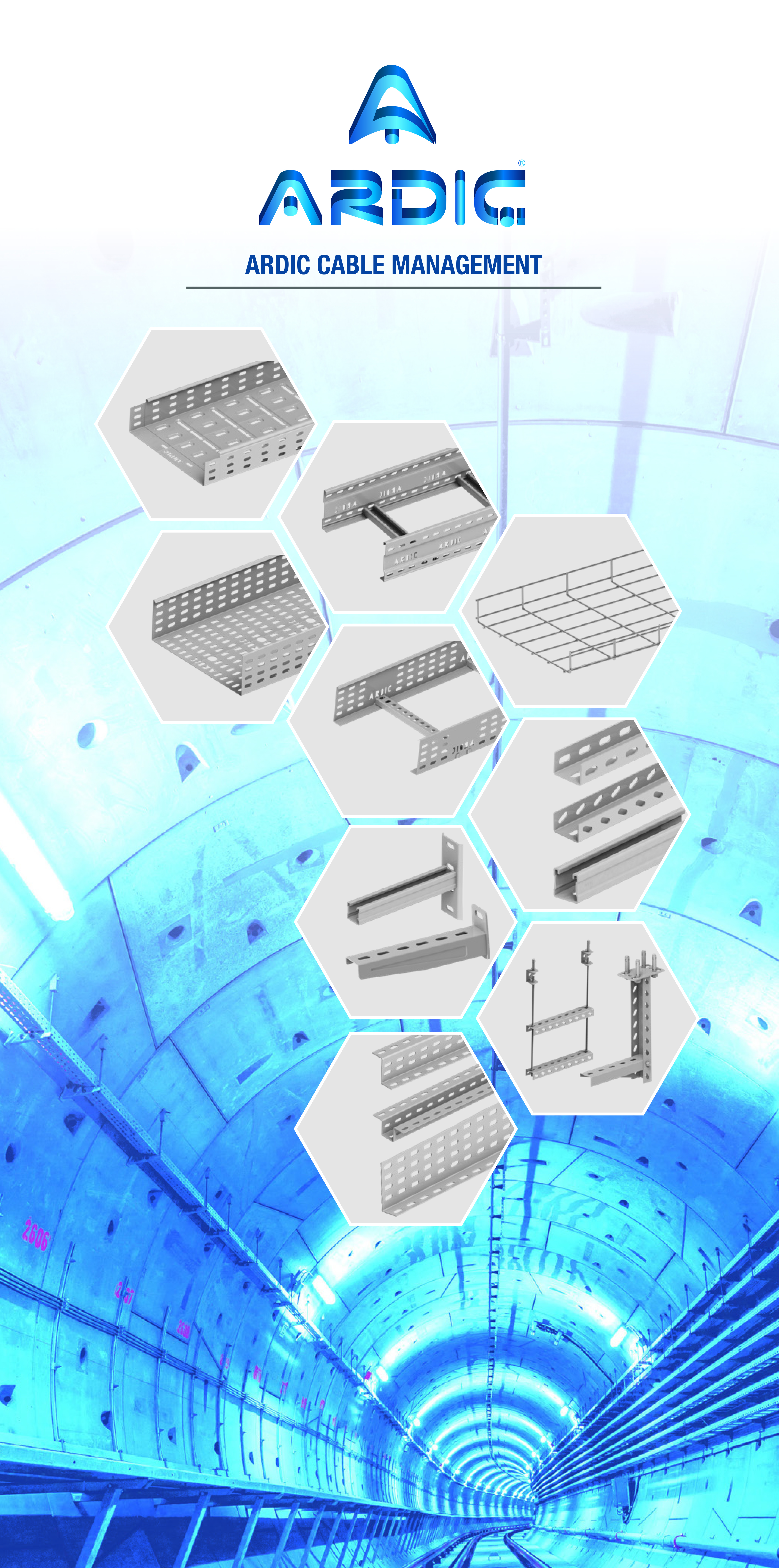 ARDIC Cable Trays, Ladders & Supporting System