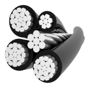Aerial bundled cable