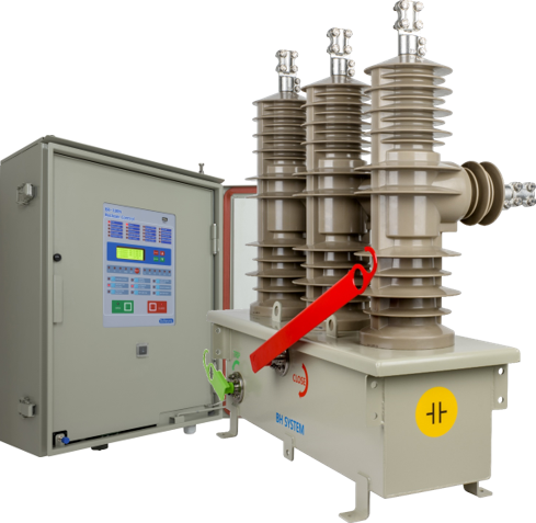 BR10-PR Series Solid Dielectric Polemount RECLOSER