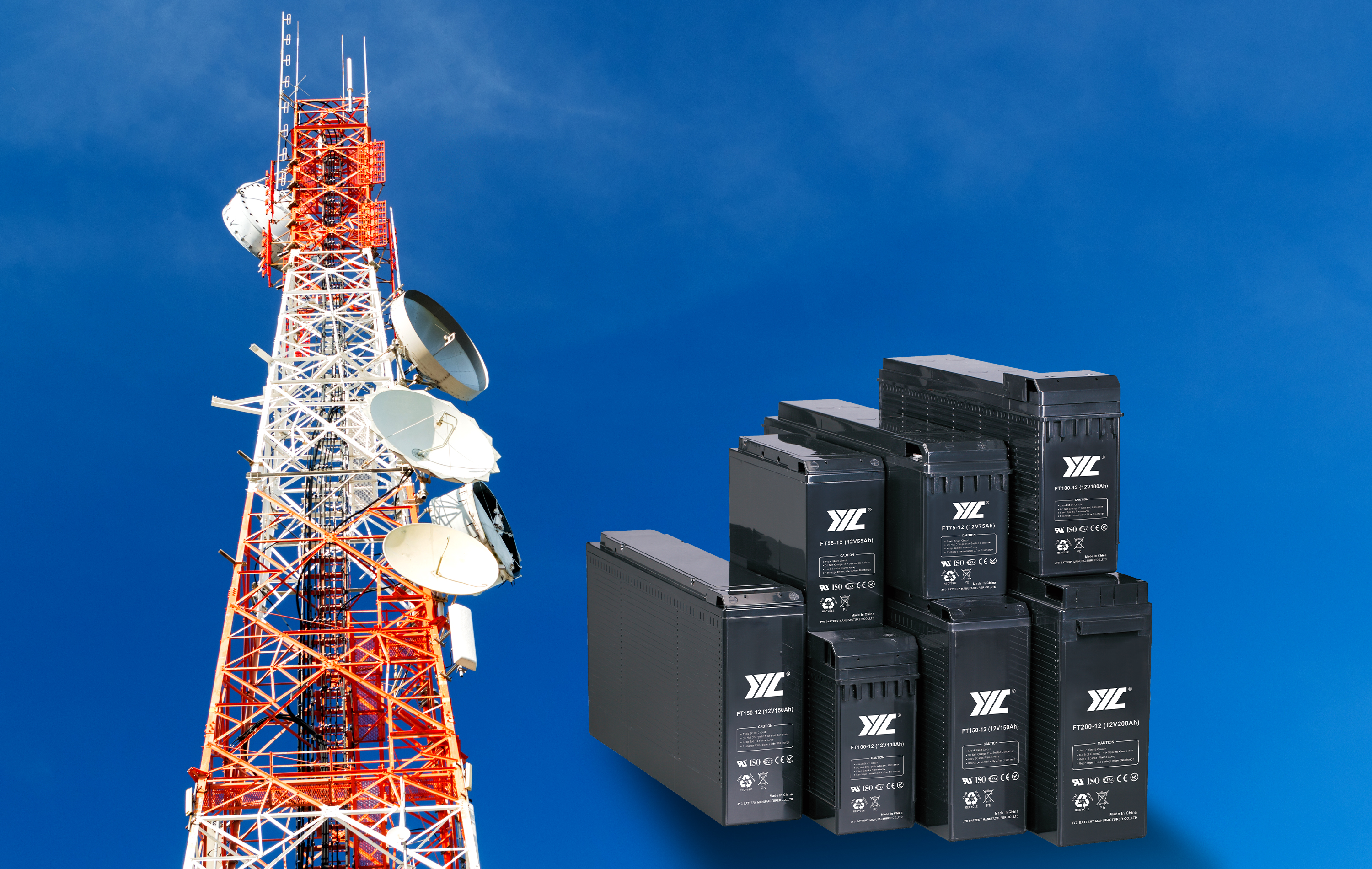Front terminal battery
