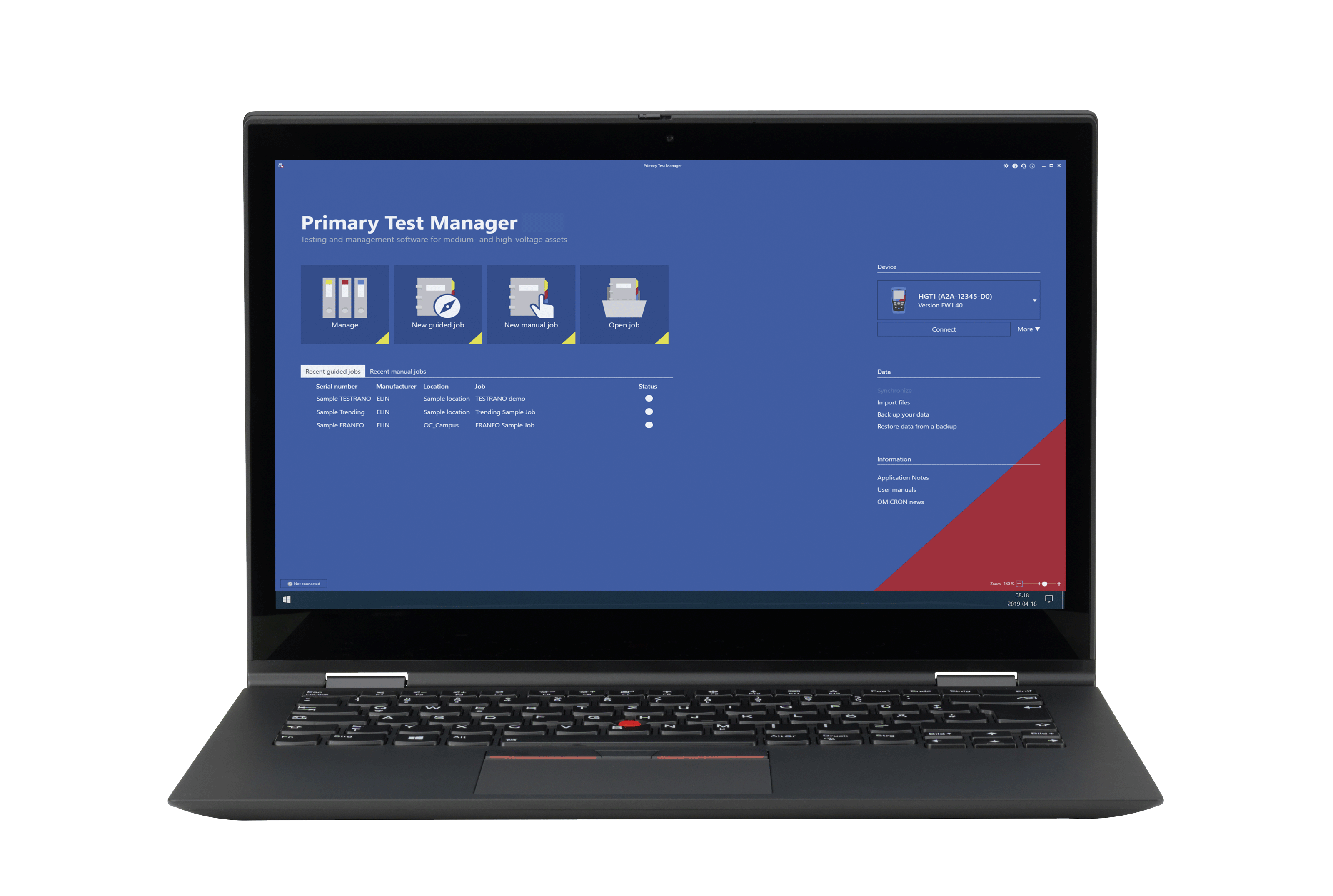 Primary Test Manager