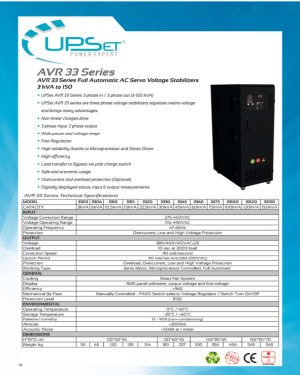 AVR 33 SERIES