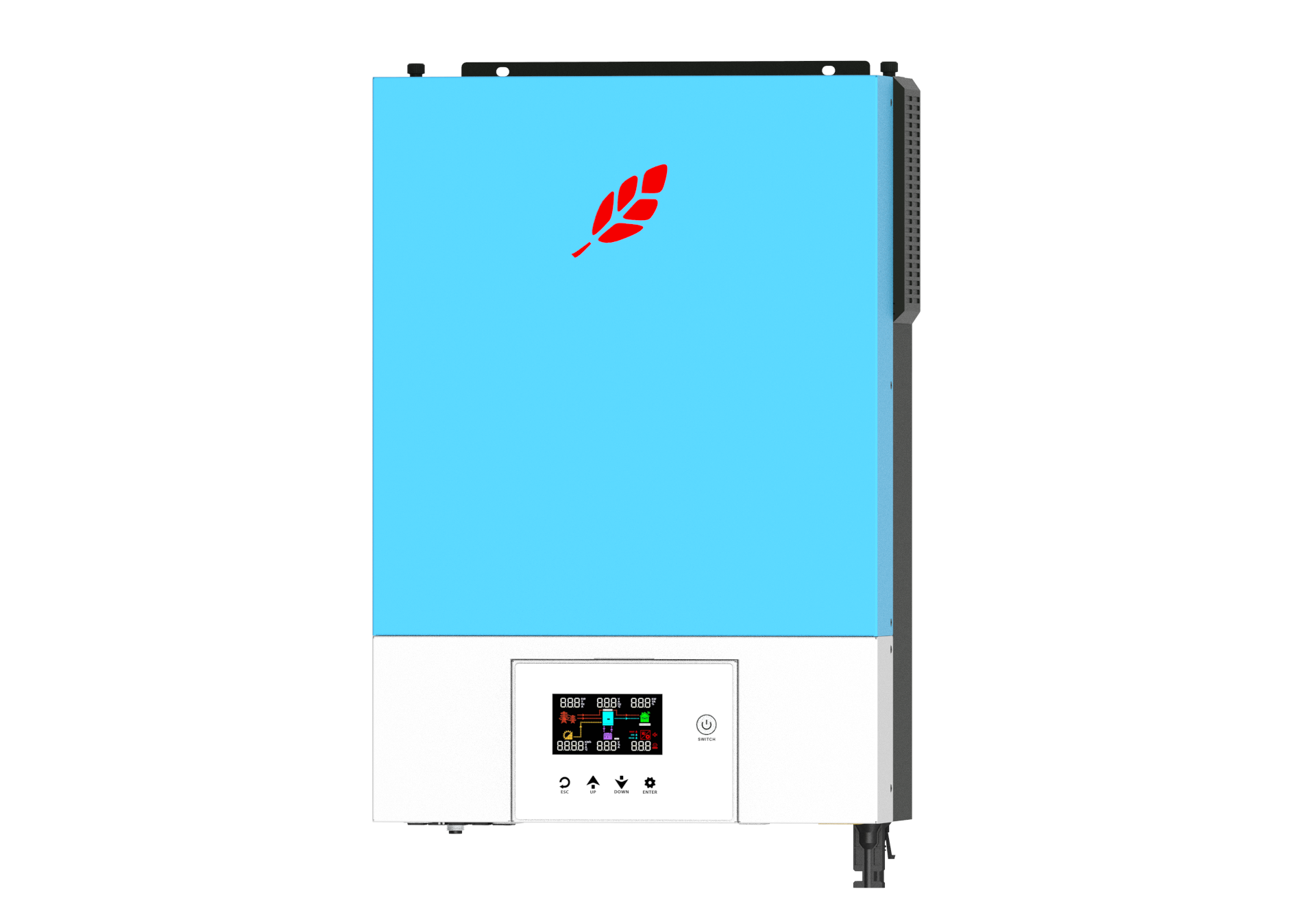 Factory price pure sine wave Solar Inverter 6.2KW With 90-500VDC PV Input built remove LCD display and key