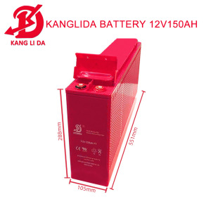12v 150ah front terminal battery lead acid battery for storage power station