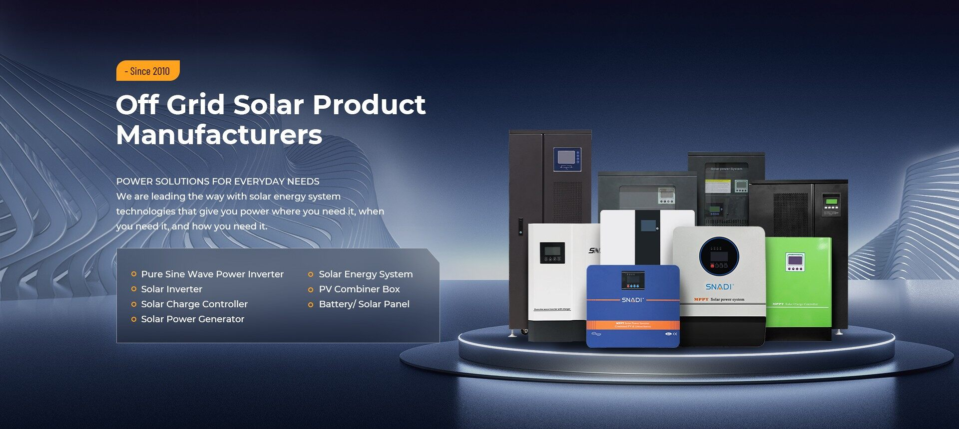 SNADI Product Collections