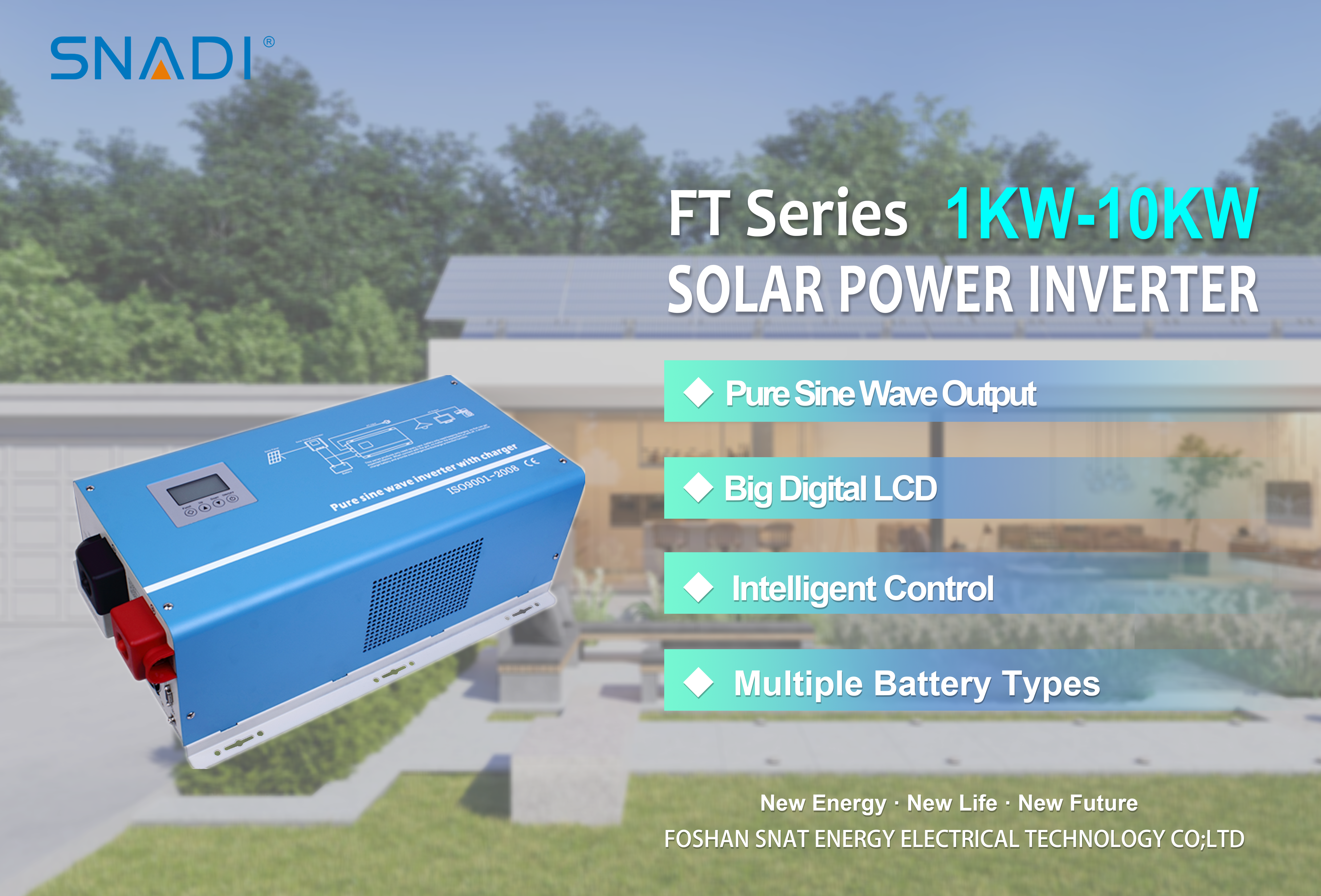 SNADI FT-Series low frequency solar inverter