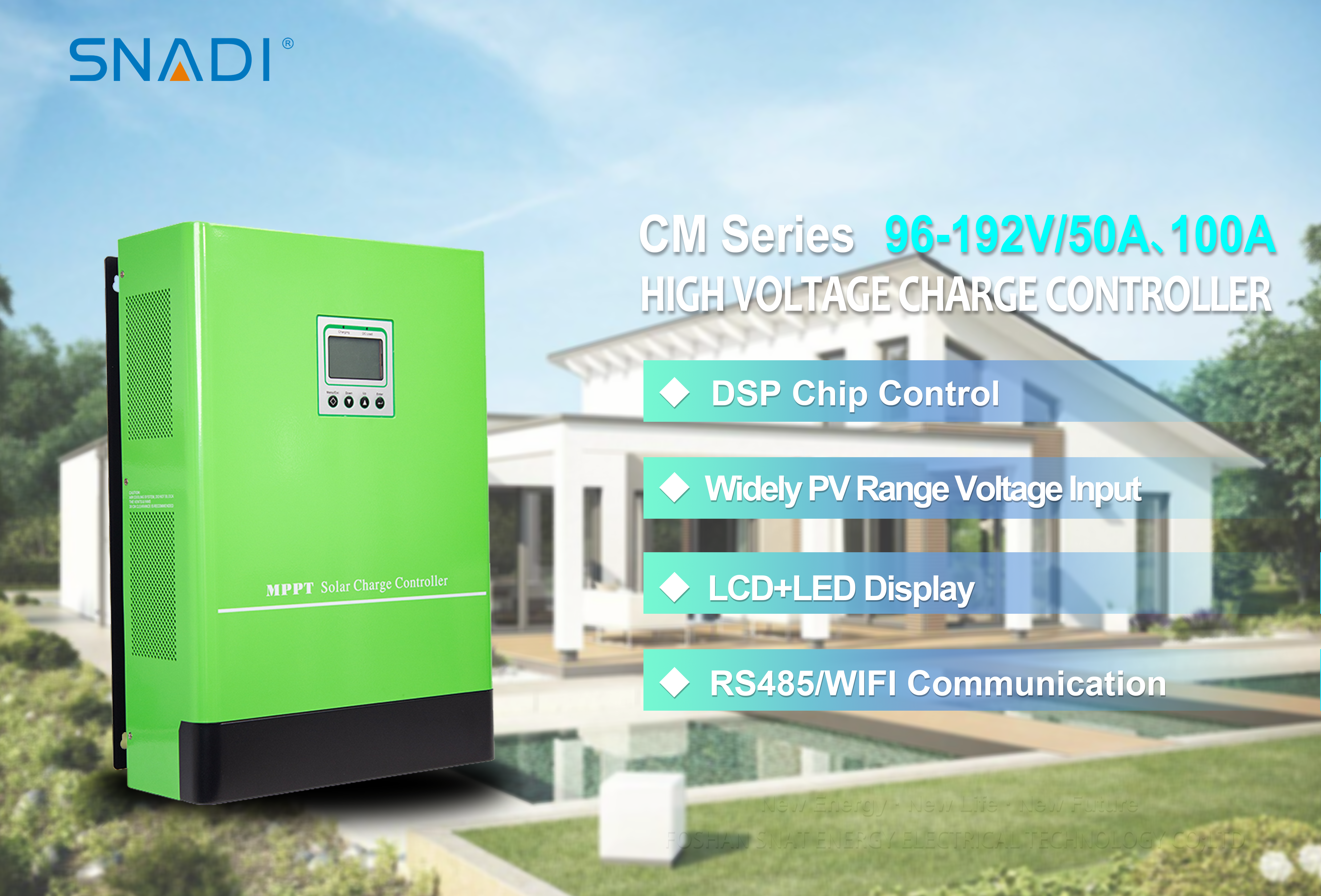SNADI CM-Series MPPT solar charge controller