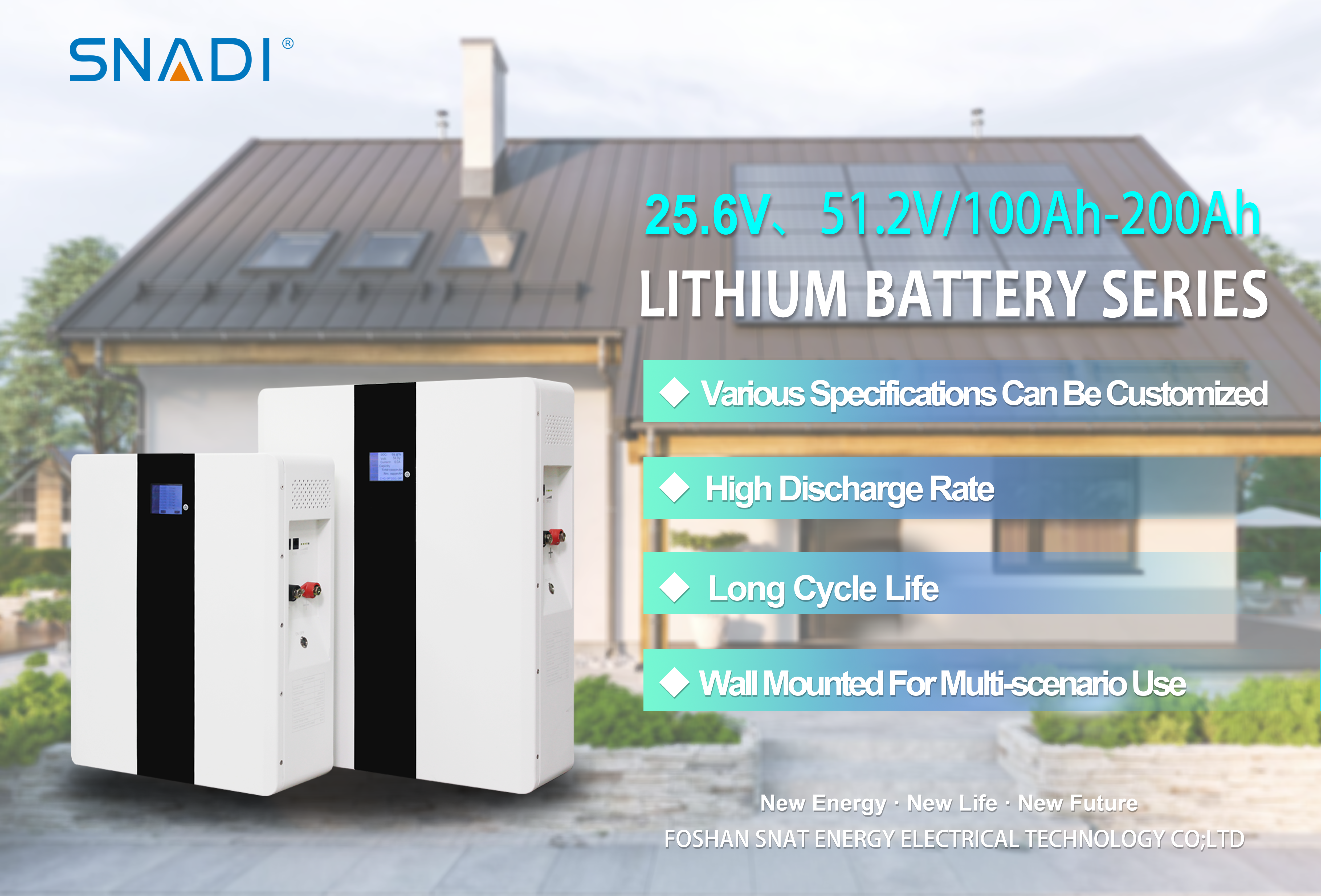 SNADI LPBF-Series LIFEPO4 LITHIUM BATTERY POWER BANK